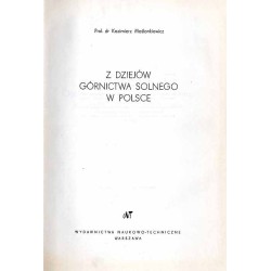 Z dziejów górnictwa solnego w Polsce