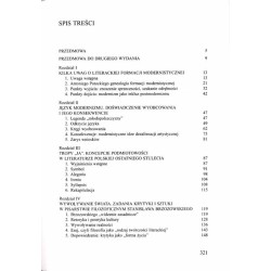 Język modernizmu. Prolegomena historycznoliterackie