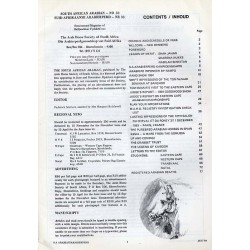 South African Arabian. 1984. Nr 33 (VI 1984)