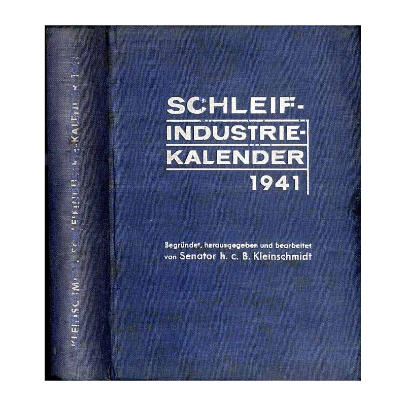 Schleif-Industriekalender 1941 Schleif- und Poliermittel-Kalender