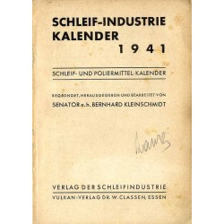 Schleif-Industriekalender 1941 Schleif- und Poliermittel-Kalender