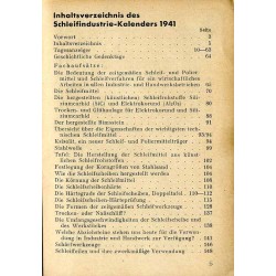 Schleif-Industriekalender 1941 Schleif- und Poliermittel-Kalender