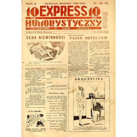 Express Humorystyczny. R.3 (1932). Nr 49 (119) / Emden: Przygody donżuana Pechnickiego