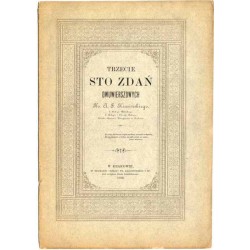 Trzecie sto zdań dwuwierszowych