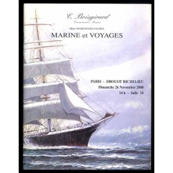 [Katalog aukcyjny Boisgirard] Vente Marine. Paris-Drouot Richelieu-Salle 10. Dimanche 26 Novembre 2000 á 14 h. Claude Boisgirard