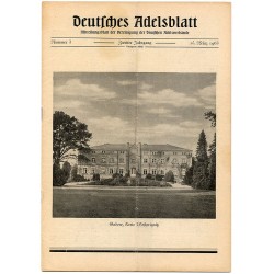 Deutsches Adelsblatt. 2. Jahrgang (1963). Nr 3 (15 III 1963) [Gadow, Kreis Westprignitz]