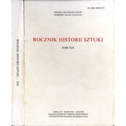 Rocznik Historii Sztuki. T.19 (1992)