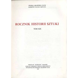 Rocznik Historii Sztuki. T.19 (1992)