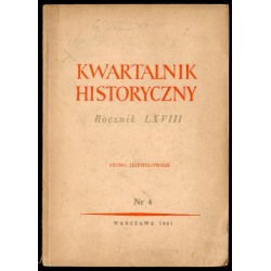 Kwartalnik Historyczny. Studia Lelewelowskie. R.68 (1961) nr 4