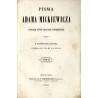 Pisma Adama Mickiewicza. Z portretem autora i ośmią rycinami na stali. T.7/8