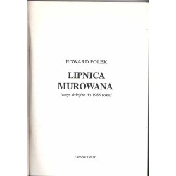 Lipnica Murowana (zarys dziejów do 1985 roku)