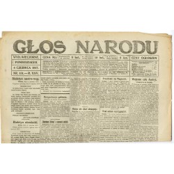 Głos Narodu. R.25 (1917). Nr 131 (4 czerwca 1917). Wydanie wieczorne
