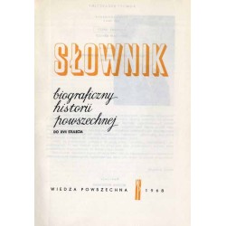 Słownik biograficzny historii powszechnej do XVII stulecia
