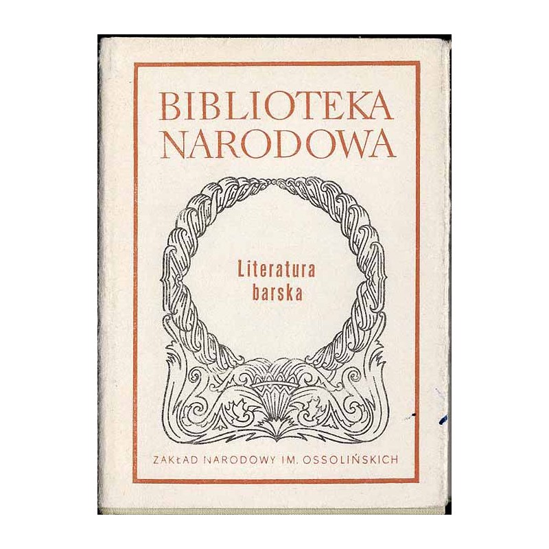 Literatura barska. Antologia