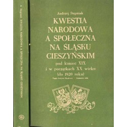 Kwestia narodowa a społeczna na Śląsku Cieszyńskim pod koniec XIX i w początkach XX wieku (do 1920 roku)