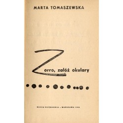 Zorro, załóż okulary