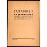 Przemówienie ministra skarbu K. Dąbrowskiego wygłoszone na plenarnym posiedzeniu Sejmu Ustawodawczego w dniu 29.X.1947 roku z ok