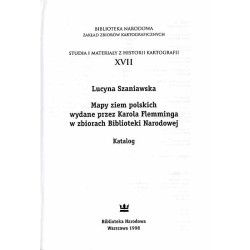 Mapy ziem polskich wydane przez Karola Flemminga w zbiorach Biblioteki Narodowej. Katalog