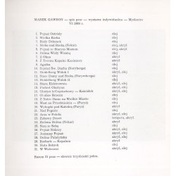 Marek Gawron. Malarstwo. Miejskie Sale Wystaw Artystycznych w Myślenicach