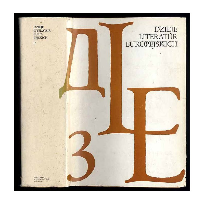 Dzieje literatur europejskich. T.3 Cz.1