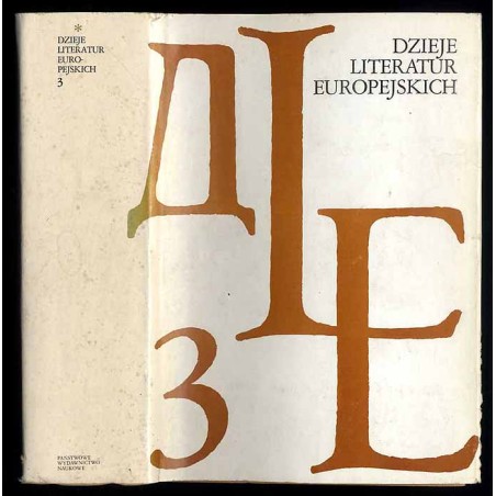 Dzieje literatur europejskich. T.3 Cz.1