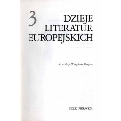Dzieje literatur europejskich. T.3 Cz.1