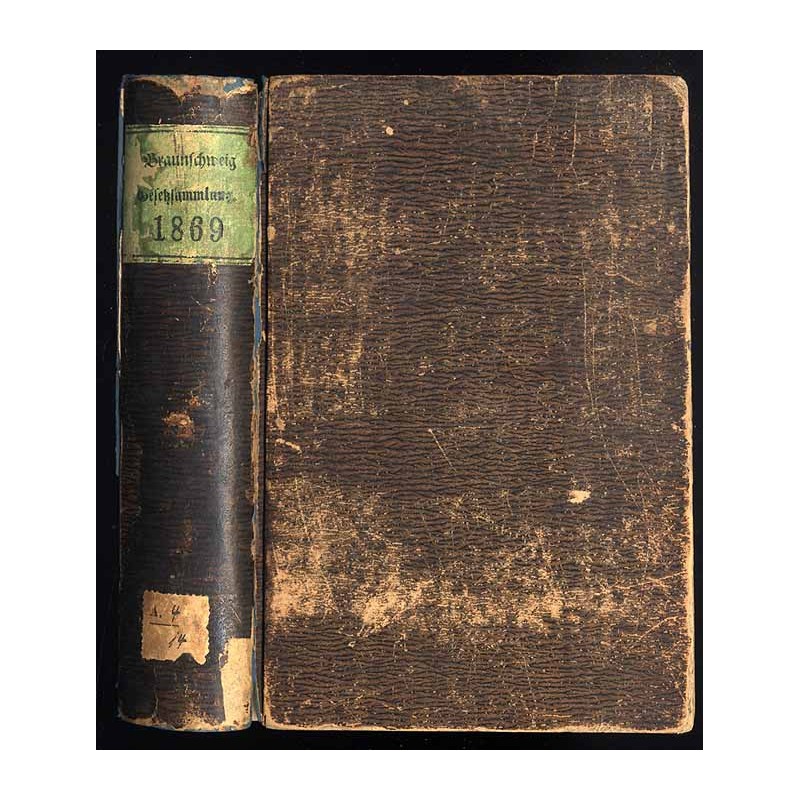 Gesetz- und Verordnungs-Sammlung für die Herzoglich Braunschweigischen Lande. 56. Jahrgang (1869)