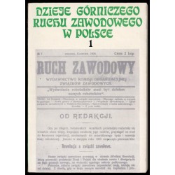Dzieje górniczego ruchu zawodowego w Polsce (do 1918 r.). T.1