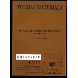 Wykaz zabytkowych cmentarzy w Polsce. Województwo Łódzkie