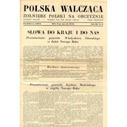 Polska Walcząca - Żołnierz polski na obczyźnie. Fighting Poland. Weekly for the Polish Forces. R.3 (1941). Nr 2 (11 stycznia 194