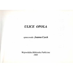 Ulice Opola
