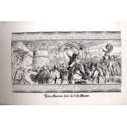 Die Wandgemaelde des Landgrafensaales auf der Wartburg von Moritz von Schwind, in Holzschnitt ausgeführt von August Gaber