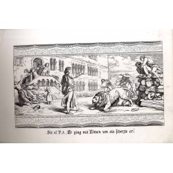 Die Wandgemaelde des Landgrafensaales auf der Wartburg von Moritz von Schwind, in Holzschnitt ausgeführt von August Gaber