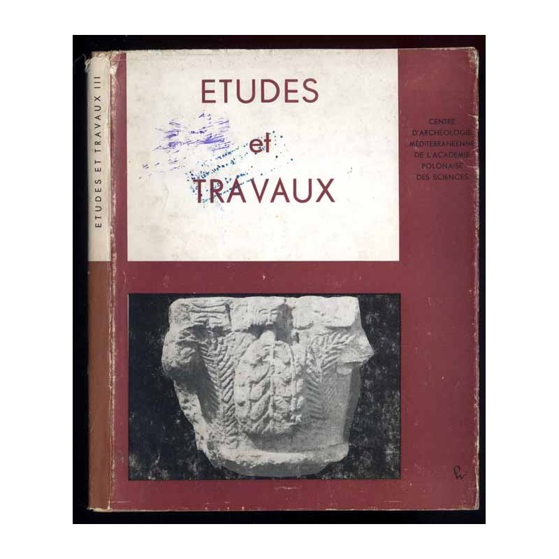 Studia i Prace  Études et Travaux. T.3 (1969)