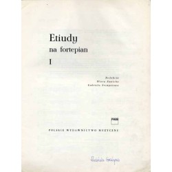 Etiudy na fortepian. I