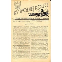 Ku Wolnej Polsce. Tygodnik Wojska Polskiego na Środkowym Wschodzie. Codzienny biuletyn informacyjny. 1942. Nr 56-AB (4 kwietnia
