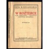 W rozterce. Pan Leonard - Antosia - Dziwna książka. Nowelle
