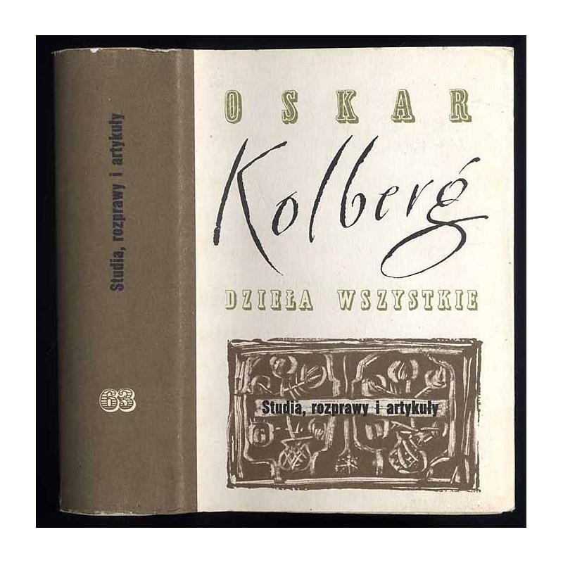 Dzieła wszystkie. T.63: Studia, rozprawy i artykuły