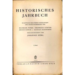 Historisches Jahrbuch. B.57 (1937). H.4