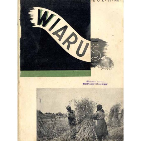 Wiarus. Organ Korpusu Podoficerów Zawodowych Wojska Lądowego, Marynarki Wojennej i Korpusu Ochrony Pogranicza. R.6 (1935). Nr 27