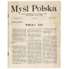 Myśl Polska. Dwutygodnik poświęcony życiu i kulturze narodu  Polish Thought. Fortnightly review. R.6 (1946). Nr 1 (96) (Marzec