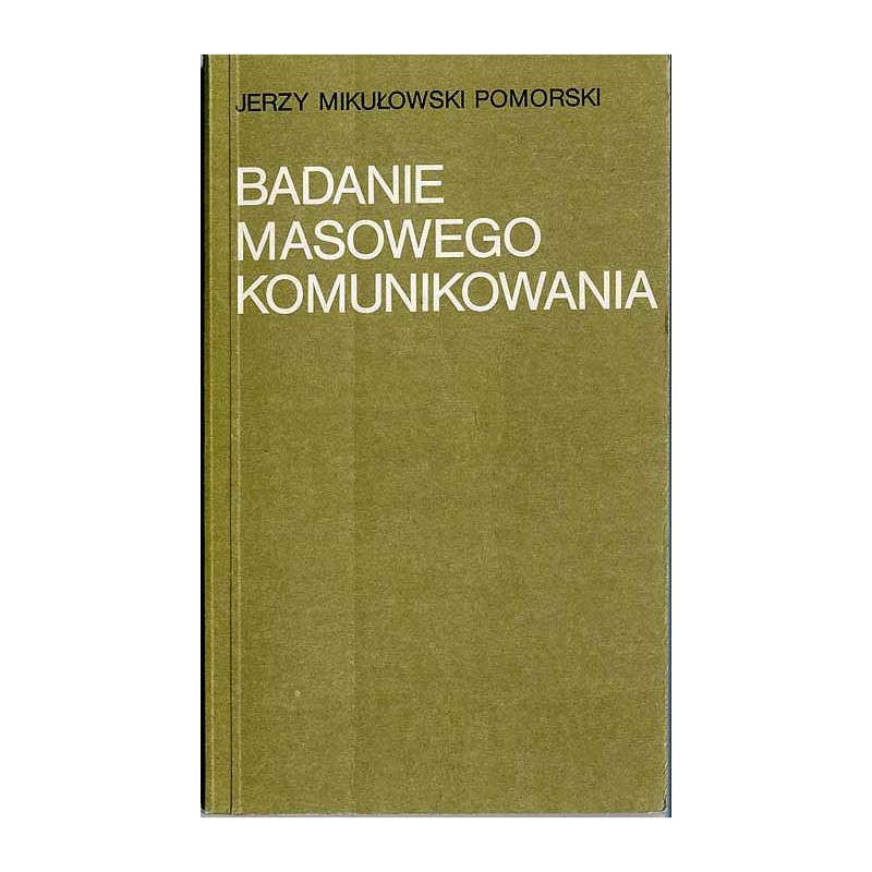 Badania masowego komunikowania
