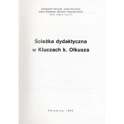 Ścieżka dydaktyczna w Kluczach k. Olkusza