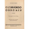 Ci z Drugiego Oddziału. Powieść