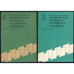 Terminologia polskiego pasterstwa górskiego. 2 cz. w 2 voluminach