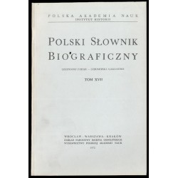 Polski słownik biograficzny. T.17: Legendorf Fabian - Lubomirski Aleksander