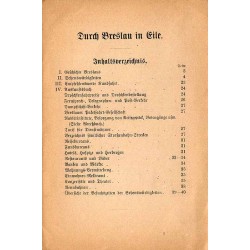 Durch Breslau in Eile. Führer mit Stadtplan