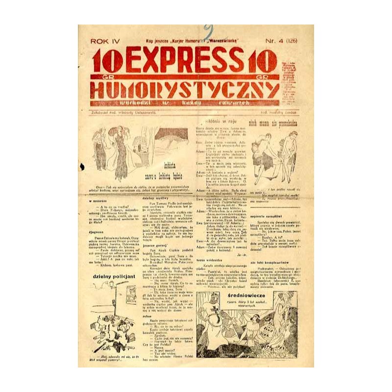 Express Humorystyczny. R.4 (1933). Nr 4 (126) / Emden: Przygody donżuana Pechnickiego