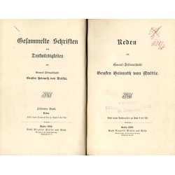 Reden des GeneralFeldmarschalls Grafen Helmuth von Moltke. Nebst einem Sachregister zu Band I bis VII