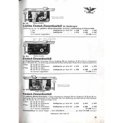 Carl Sieper Spezial-Einsteck-Türschloß-Fabrik. Gevelsberg in Westfalen. Ausgabe 1934